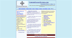 Desktop Screenshot of cornerstonealumni.com
